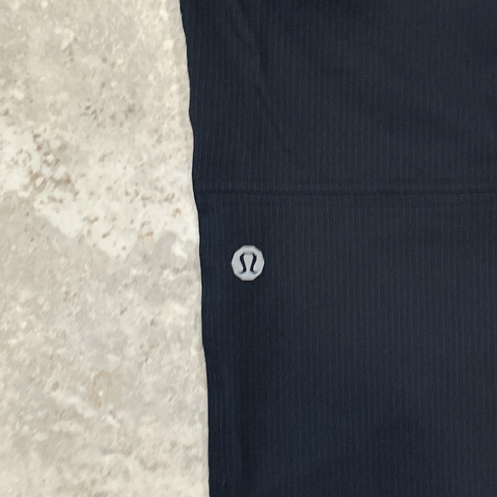 Lululemon Commission ABC Warpstreme Pants Men 32x32 Black Pinstripe Performance